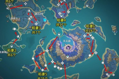 浮游干核收集路线